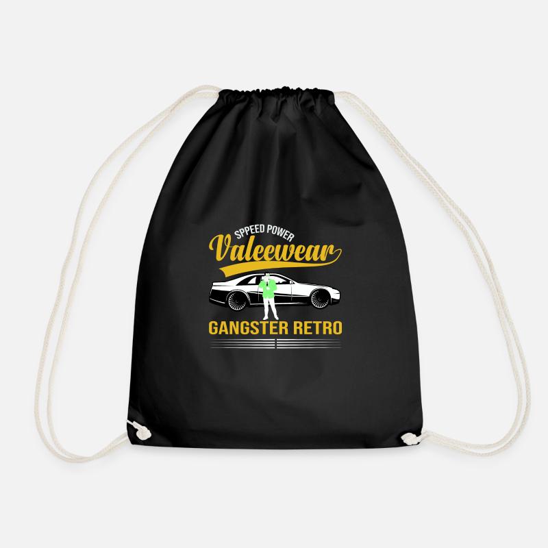 Valeewear - A Gangster - Drawstring Bag - black