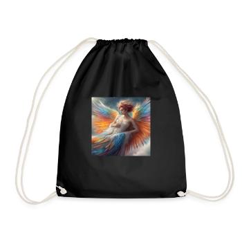 Elf 2 - Drawstring Bag - black - Front
