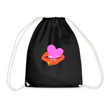 Love Bubbles v4 1 - Sac de sport léger - noir - Devant