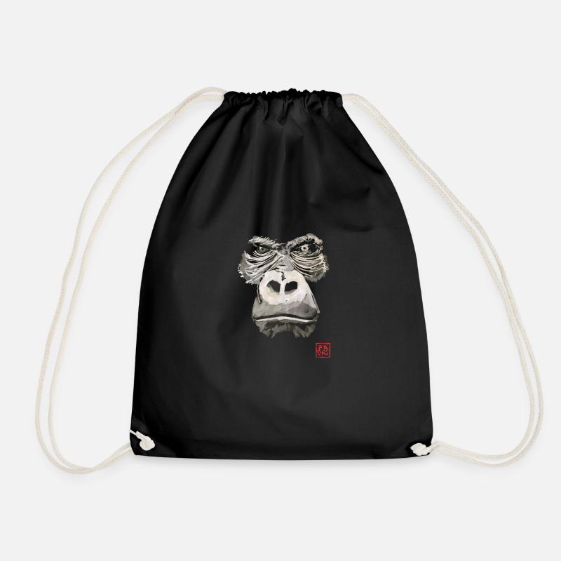 angry gorilla - Sac de sport léger - noir