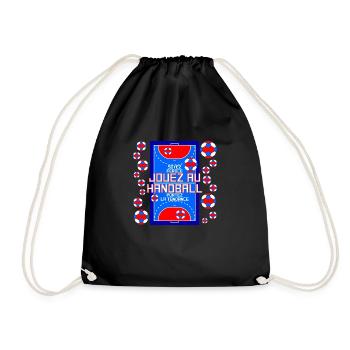 Passion Handball : Cadeau Féroce - Sac de sport léger - noir - Devant