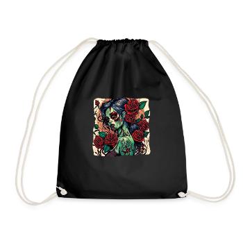 Monster Girl - Drawstring Bag - black - Front