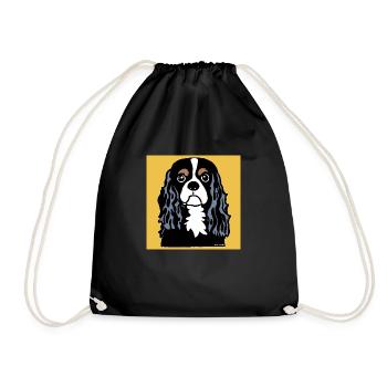 Cavalier King Charles Spaniel Doodle - Sac de sport léger - noir - Devant