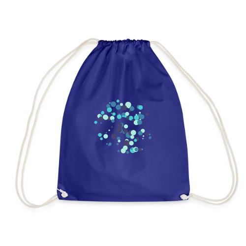 abstract circles pattern - Drawstring Bag