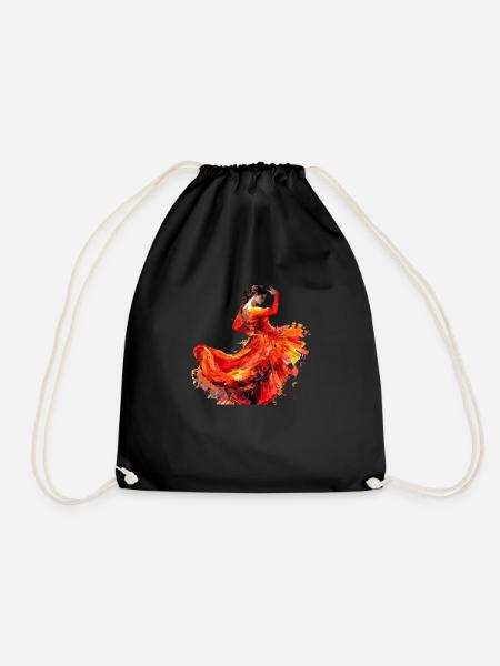 Le flamenco est une danse fascinante - Sac de sport léger - noir