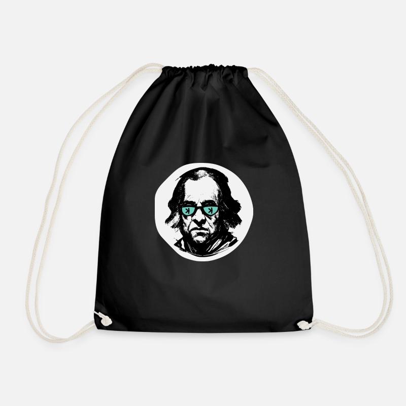 KAS Kaspa Brille Benjamin Franklin Crypto - Turnbeutel - Schwarz