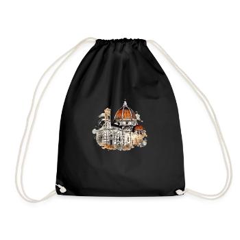 Florence, a window to the past - Drawstring Bag - black - Front