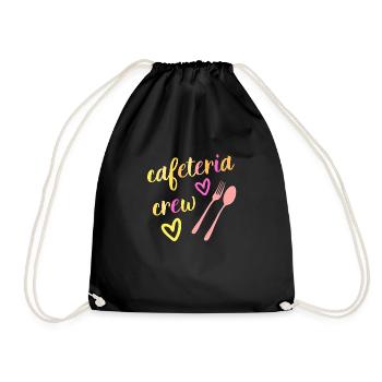 Cafeteria Crew Pastel Fall Lunch Lady Squad - Sac de sport léger - noir - Devant