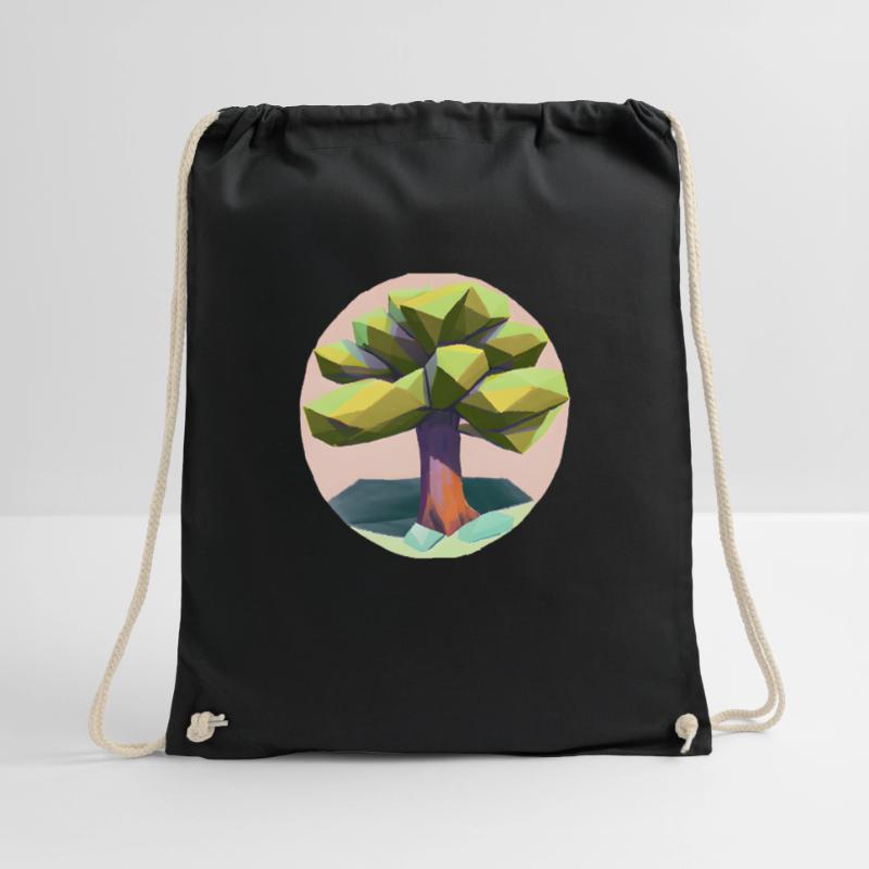 Low Poly - « Beauté singulière de l’arbre Low-Poly » Sac de sport léger