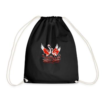 Fans japonais méfiez-vous - Sac de sport léger - noir - Devant