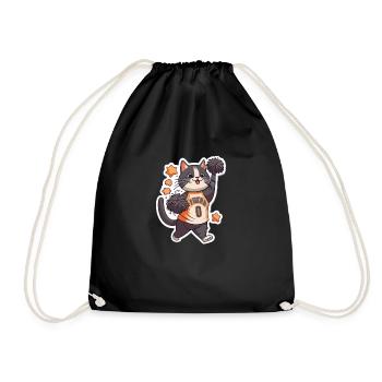 Cheerleader - Turnbeutel - Schwarz - Vorne