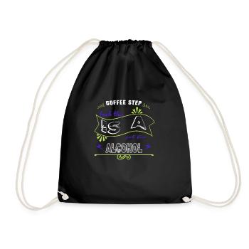 birthday present idea cool gift birthday present - Turnbeutel - Schwarz - Vorne
