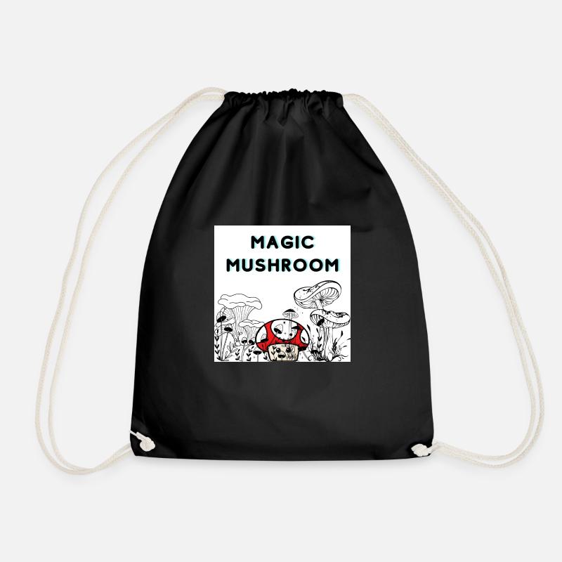 Magic Mushroom - Turnbeutel - Schwarz