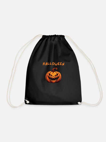 Halloween - Turnbeutel - Schwarz