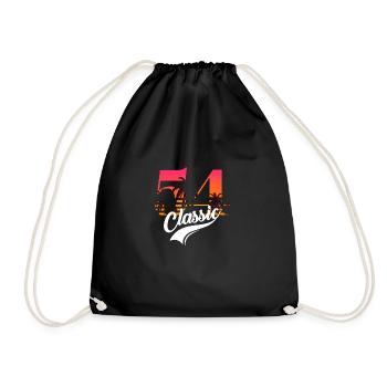 Vintage 1954-54e anniversaire - Sac de sport léger - noir - Devant