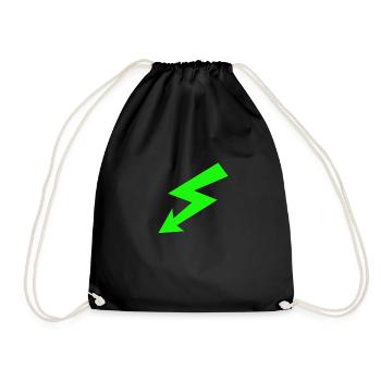 LOGO SCORPLUS Vert - Sac de sport léger - noir - Devant
