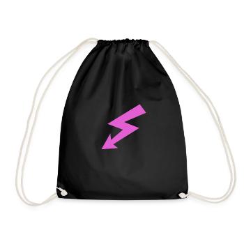 LOGO SCORPLUS Rose - Sac de sport léger - noir - Devant