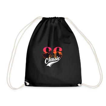 Vintage 1986-86th Birthday - Drawstring Bag - black - Front