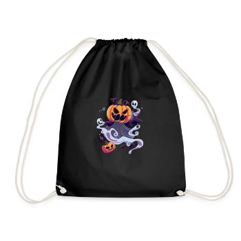 Halloween - Turnbeutel - Schwarz - Vorne