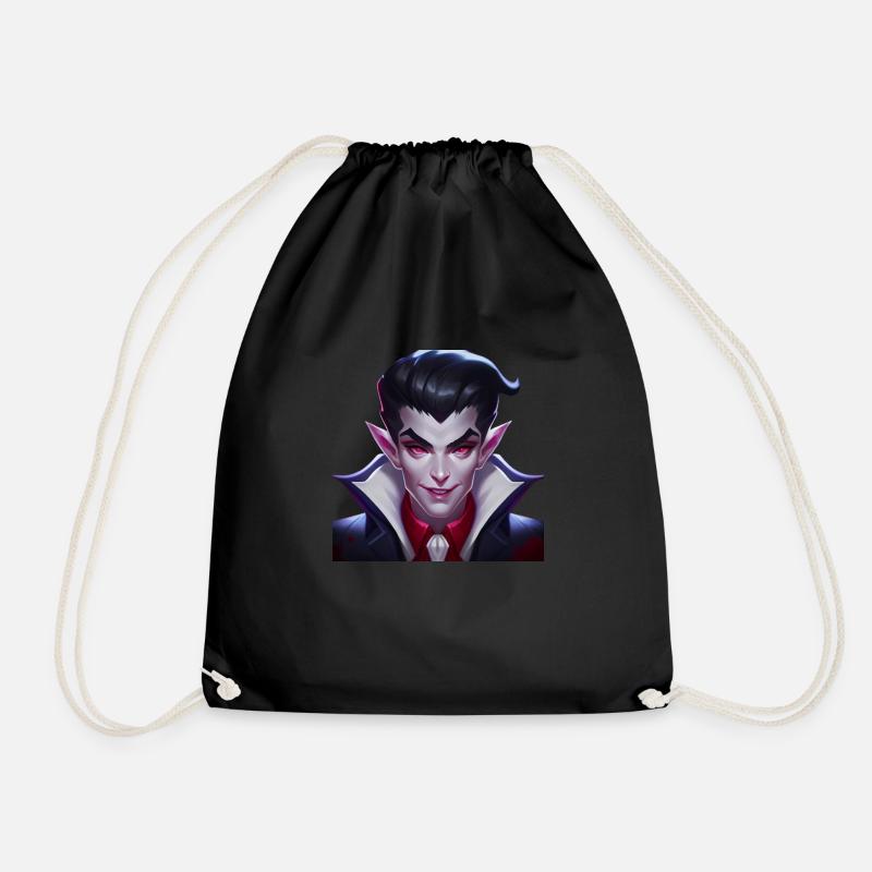 Halloween - Drawstring Bag - black