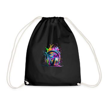 MUSIC - Drawstring Bag - black - Front