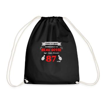 Voici À Quoi Ressemble Un Beau Gosse De 87 ans - Sac de sport léger - noir - Devant