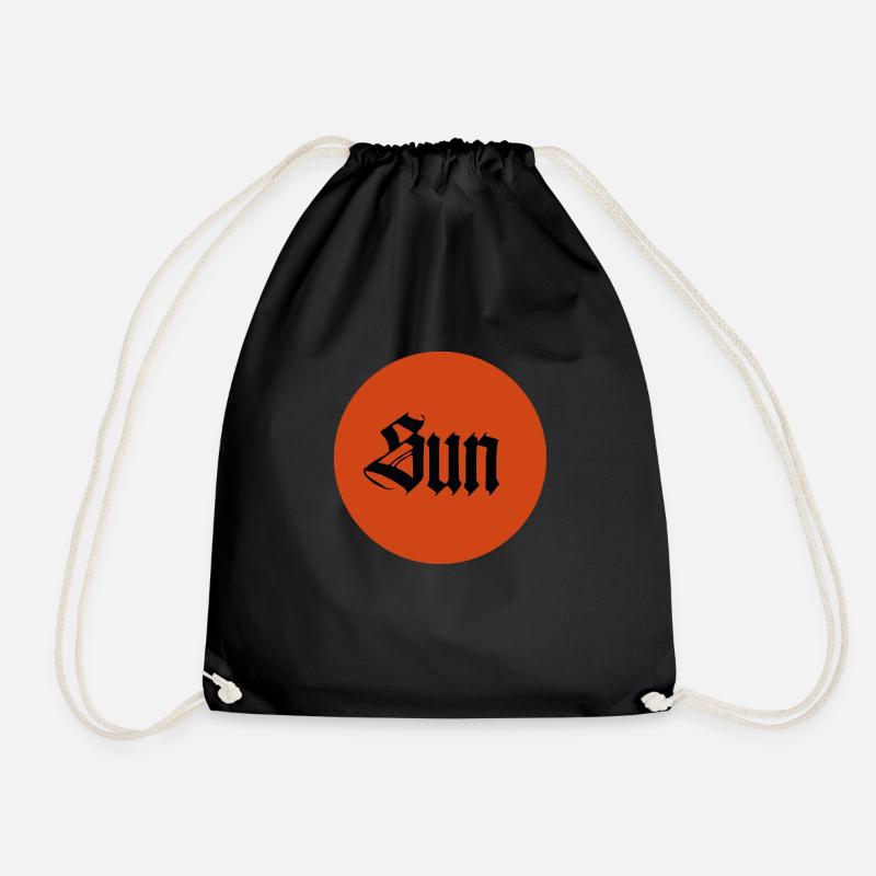 sun - Turnbeutel - Schwarz