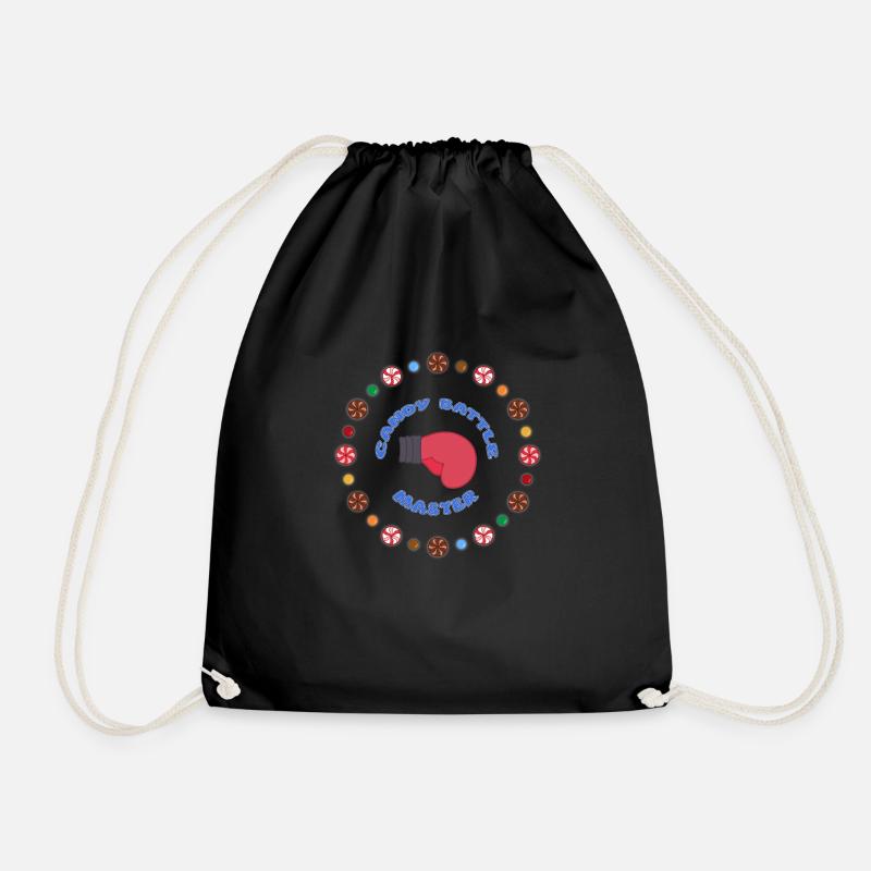 Candy Battle Master - Drawstring Bag - black