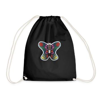 papillon - Sac de sport léger - noir - Devant