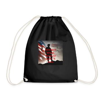 Veterans, veterans, armistice. - Drawstring Bag - black - Front