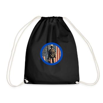 Veterans,Veteran,Armistice,US Army,Navy. - Drawstring Bag - black - Front