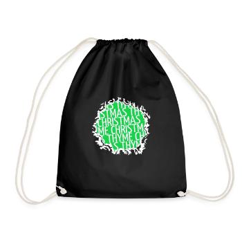 citation bébé cadeau idée dinosaure idée cadeau père noël - Sac de sport léger - noir - Devant