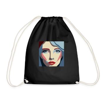 Women / Feminin / Art - Turnbeutel - Schwarz - Vorne