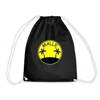 Île Palm Trees Malle - Sac de sport léger - noir - Devant