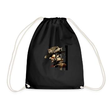 cowboy - Drawstring Bag - black - Front