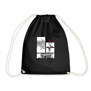 omedeto manga - Sac de sport léger - noir - Devant