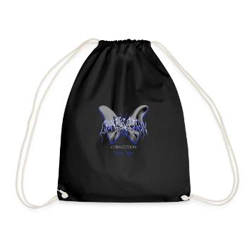 Butterfly Lovers Retro Cool Instant Connection - Drawstring Bag - black - Front