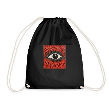 Risographe à vol d'oiseau - Sac de sport léger - noir - Devant