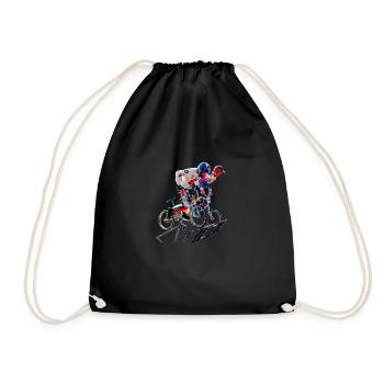 BMX - Drawstring Bag - black - Front