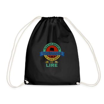 LIRE livre - Sac de sport léger - noir - Devant