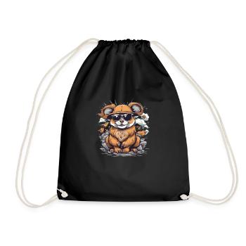 Petit Safari Wolpertinger - Sac de sport léger - noir - Devant