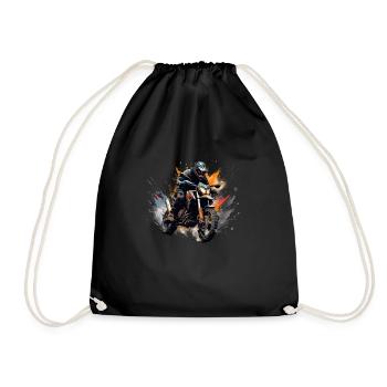 Des balades révolutionnaires : le design ultime de la moto - Sac de sport léger - noir - Devant