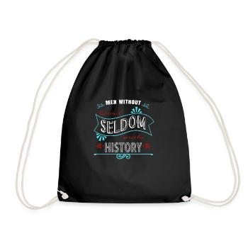 Geek Chubby Chaser Beard Length - Drawstring Bag - black - Front