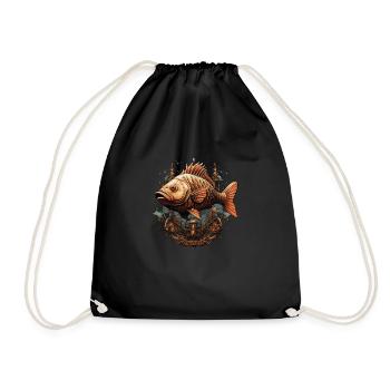 Carpe Steampunk - Sac de sport léger - noir - Devant