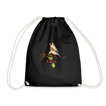 Oiseau coloré - Sac de sport léger - noir - Devant