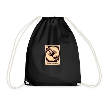 Nap Pals - Drawstring Bag - black - Front