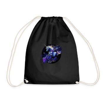 Licorne - Sac de sport léger - noir - Devant