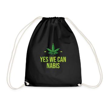 Yes we can nabis ! - Drawstring Bag - black - Front