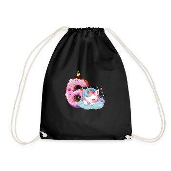 Birthday birthday party birthday gift born - Drawstring Bag - black - Front