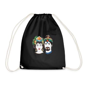 Teste di Moro - Sac de sport léger - noir - Devant